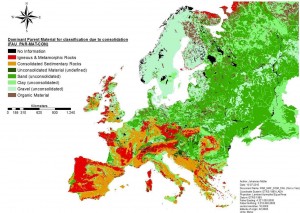 Dominant Parent Material for classification due to consolidation